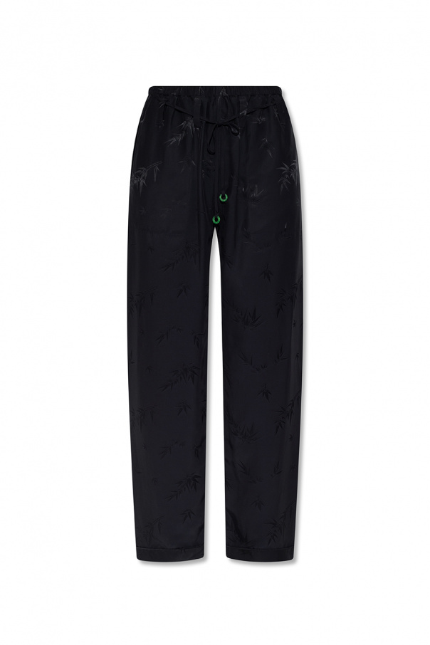 Alexander Wang Trousers with floral motif