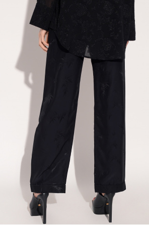 Alexander Wang WELL trousers with floral motif