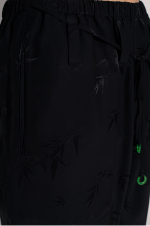 Alexander Wang Trousers with floral motif