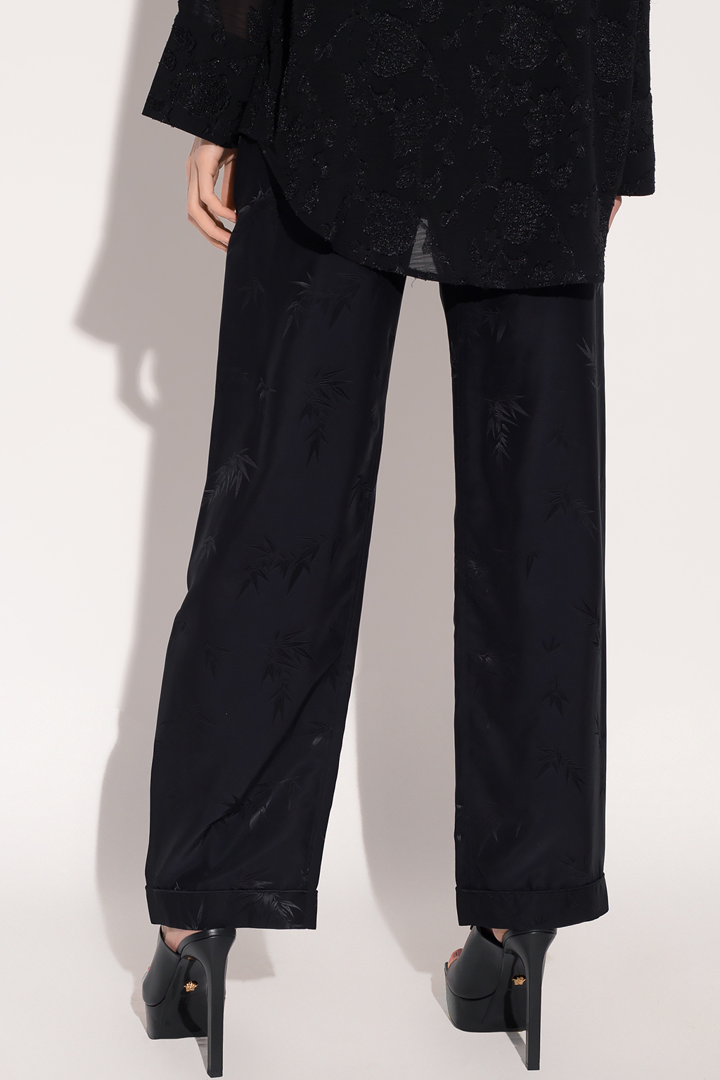 Alexander Wang Trousers with floral motif