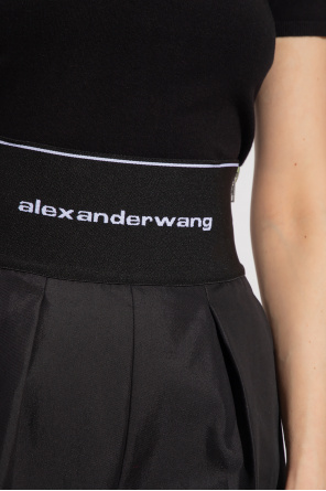 Alexander Wang Black Hotfix Leggings