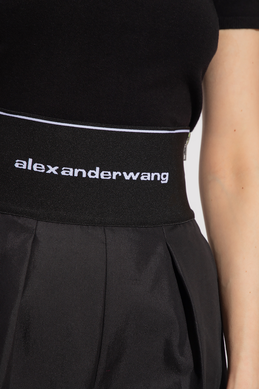 Alexander Wang Pleat-front VERSACE trousers