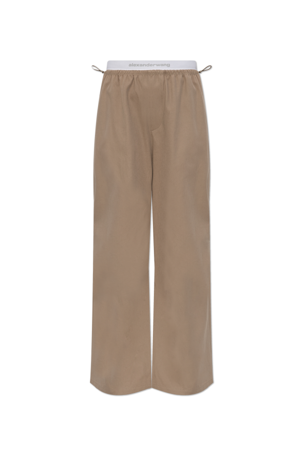 Trousers with logo od Alexander Wang