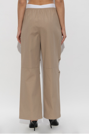 Alexander Wang Calças com logótipo