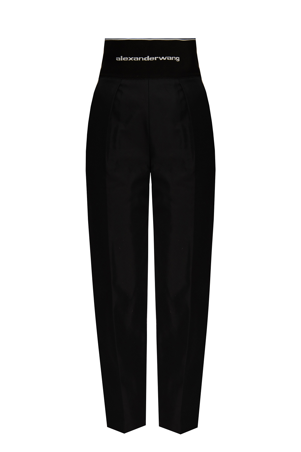 Alexander Wang Pleat-front trousers with logo