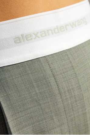 Alexander Wang Wełniane spodnie w kant