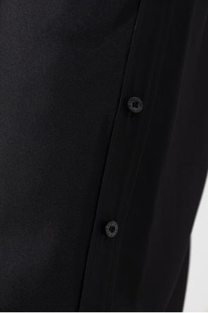 Alexander Wang Seidenhosen mit dekorativen Knöpfen an den Hosenbeinen