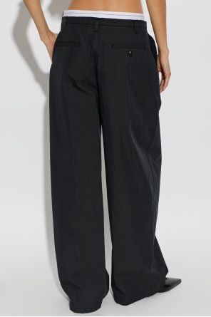 Alexander Wang Calças de perna larga