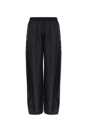 Silk trousers