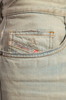 Diesel cream ‘2001 D-MACRO L.32’ jeans