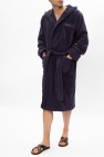 Giorgio Armani NAVY BLUE Bathrobe with logo