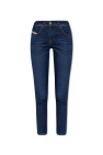 Diesel NAVY BLUE ‘2017 Slandy’ super skinny jeans