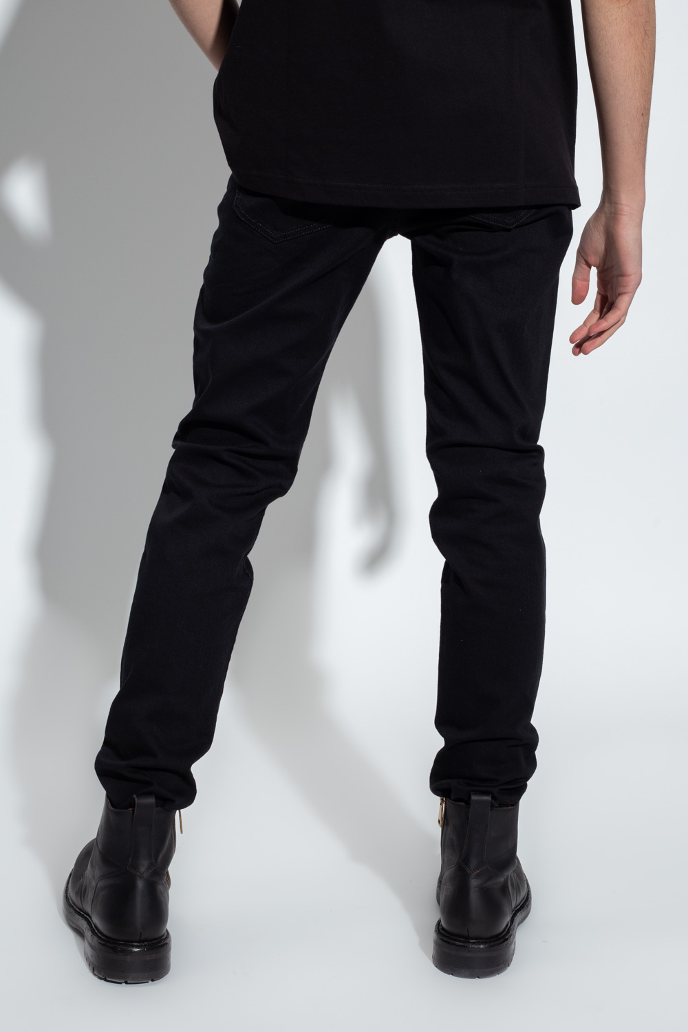 Louis Vuitton Leggings with Monogram Elastic Belt BLACK. Size 36