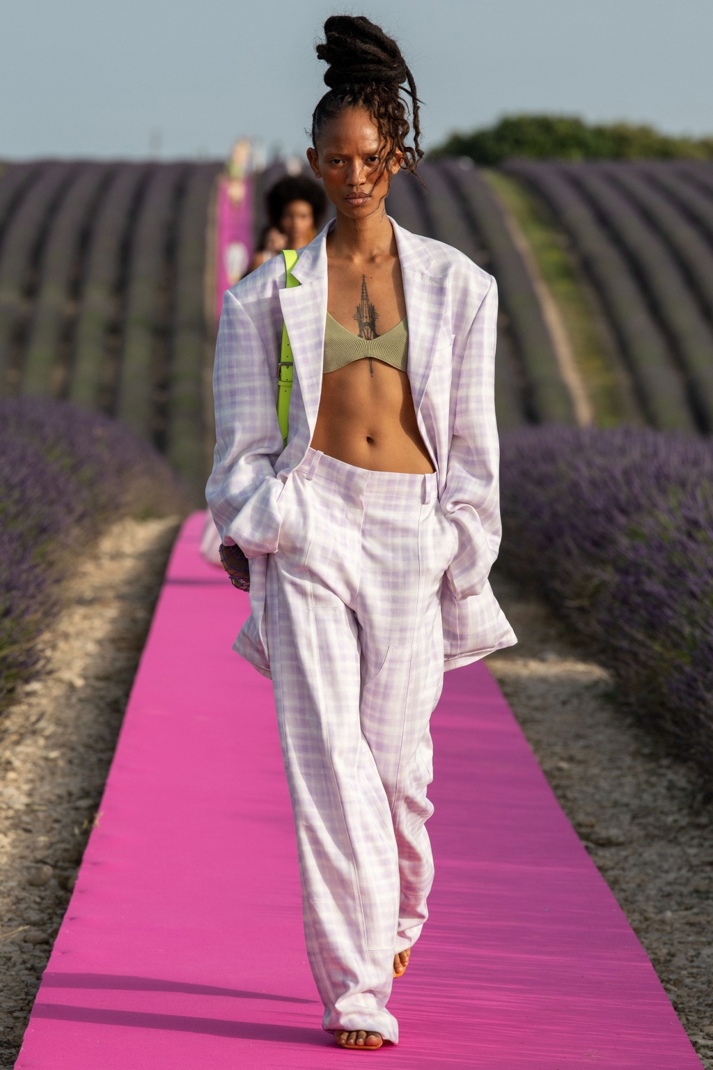 jacquemus purple pants