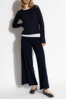Lisa Yang NAVY BLUE Pants `Ilaria`