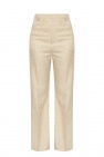 Jacquemus Flared linen trousers