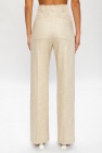 Jacquemus Flared linen trousers