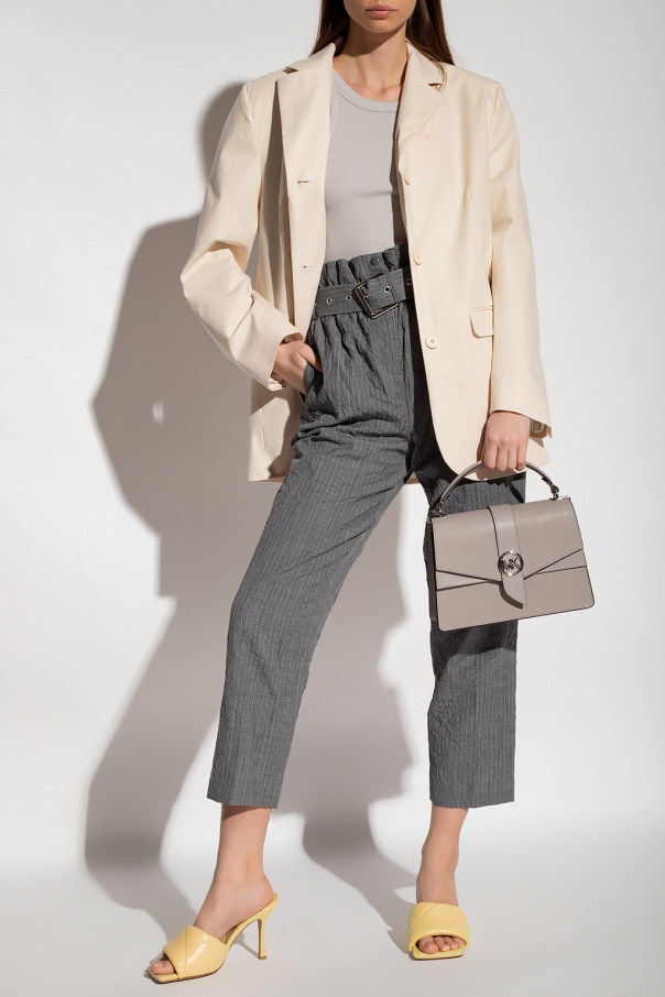 Michael Kors Crushed pleat-front trousers