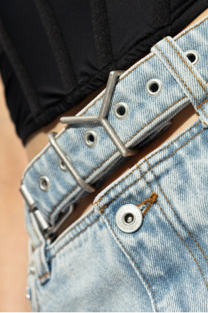 Y Project Jeans with a belt