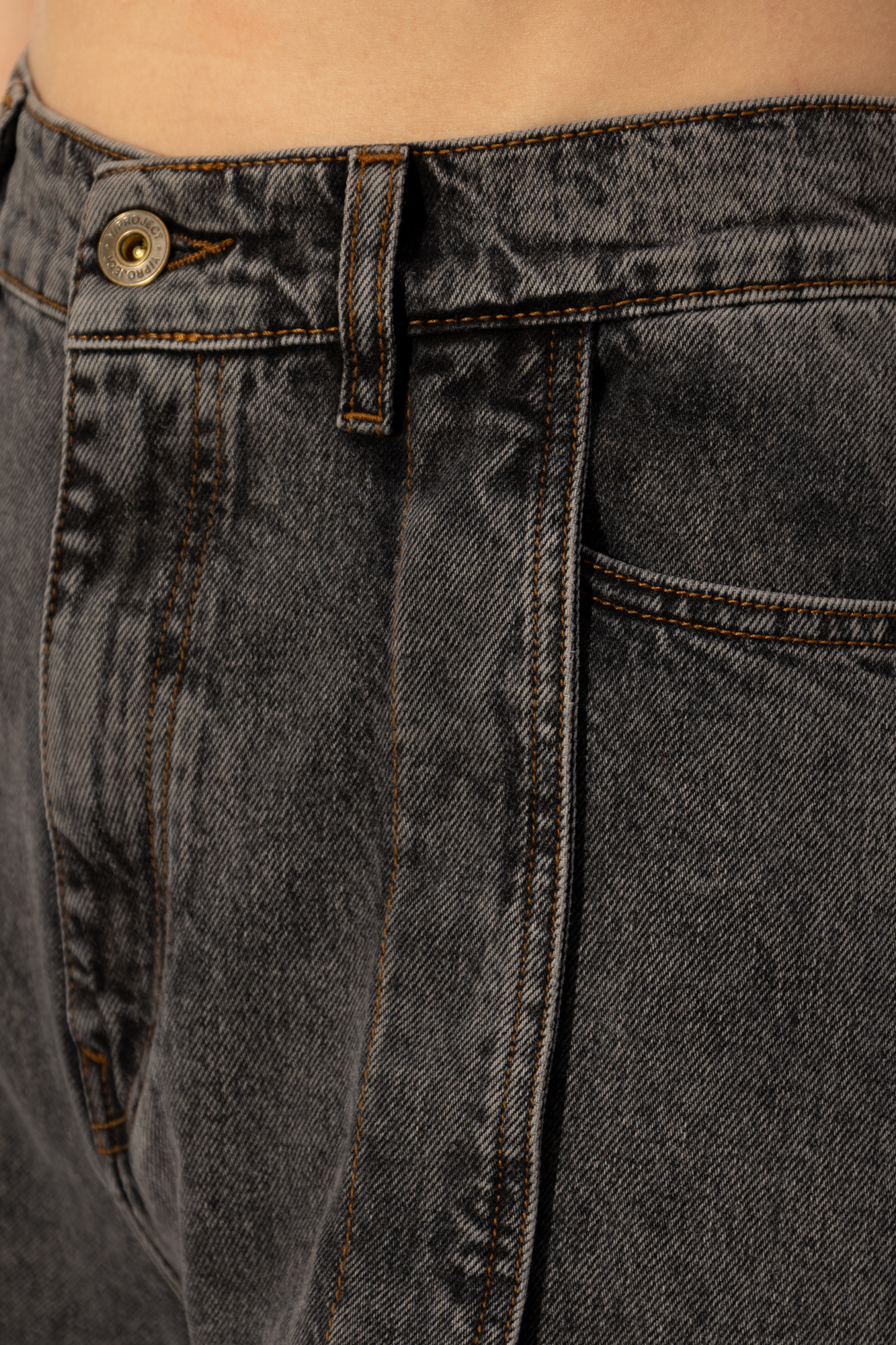 Y Project Супер кофта серого цвета "motor jeans gasual"р