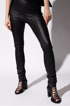 Ann Demeulemeester Leather trousers