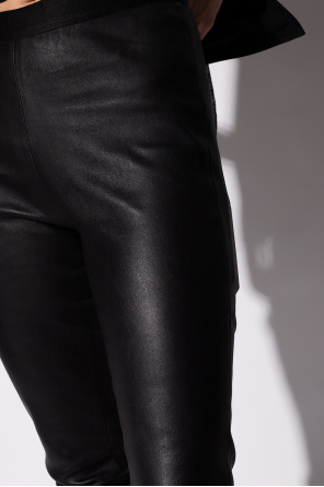 Ann Demeulemeester Leather trousers