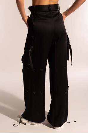 Ann Demeulemeester trousers Textured with pockets