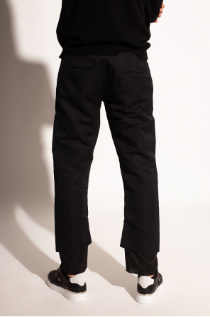 Ann Demeulemeester neck trousers with pleats