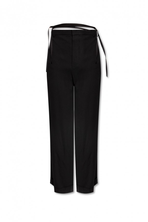 Ann Demeulemeester ‘Bonne’ trousers with tapes