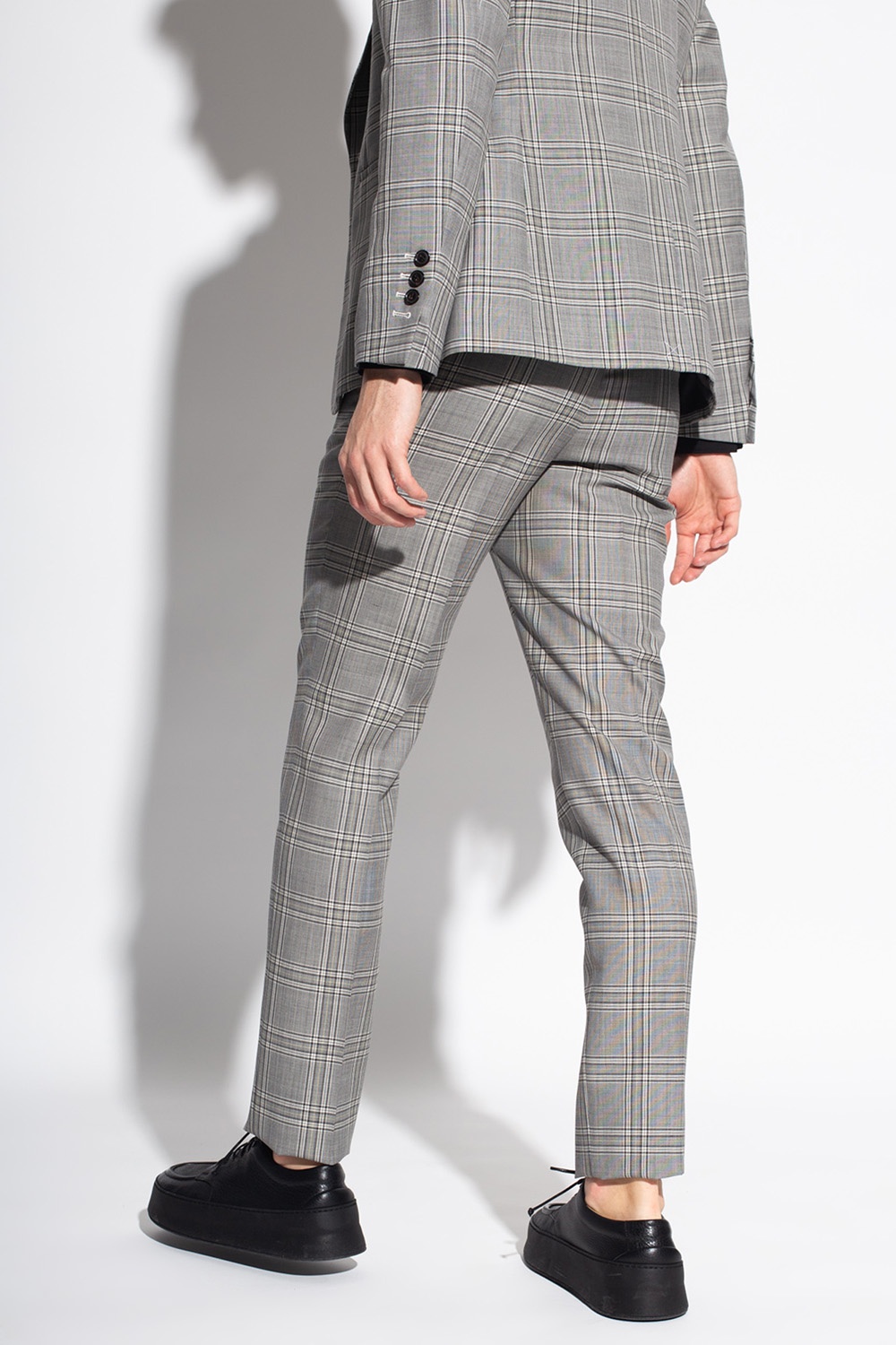 Vivienne Westwood Checked pleat-front trousers