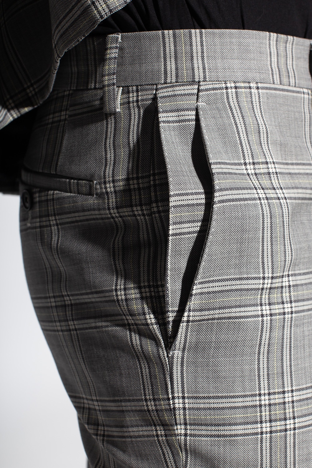 Vivienne Westwood Checked pleat-front trousers