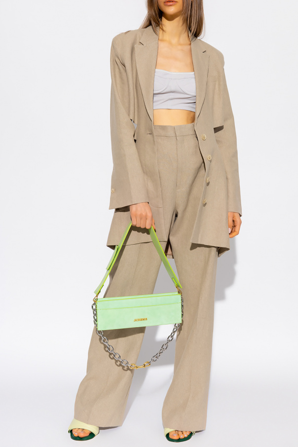 Jacquemus High-waisted linen trousers