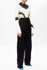 The Attico Patterned high-waisted trousers