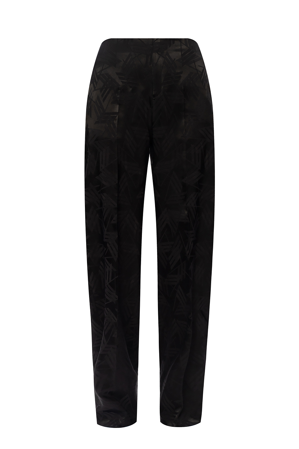 The Attico Patterned high-waisted trousers