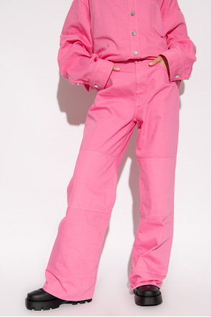 Raf Simons Trousers with logo