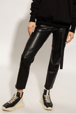 Wandler ‘Carnation’ leather haute trousers