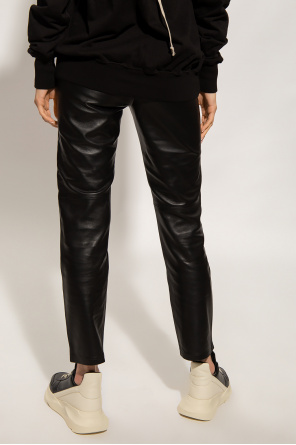 Wandler ‘Carnation’ leather haute trousers