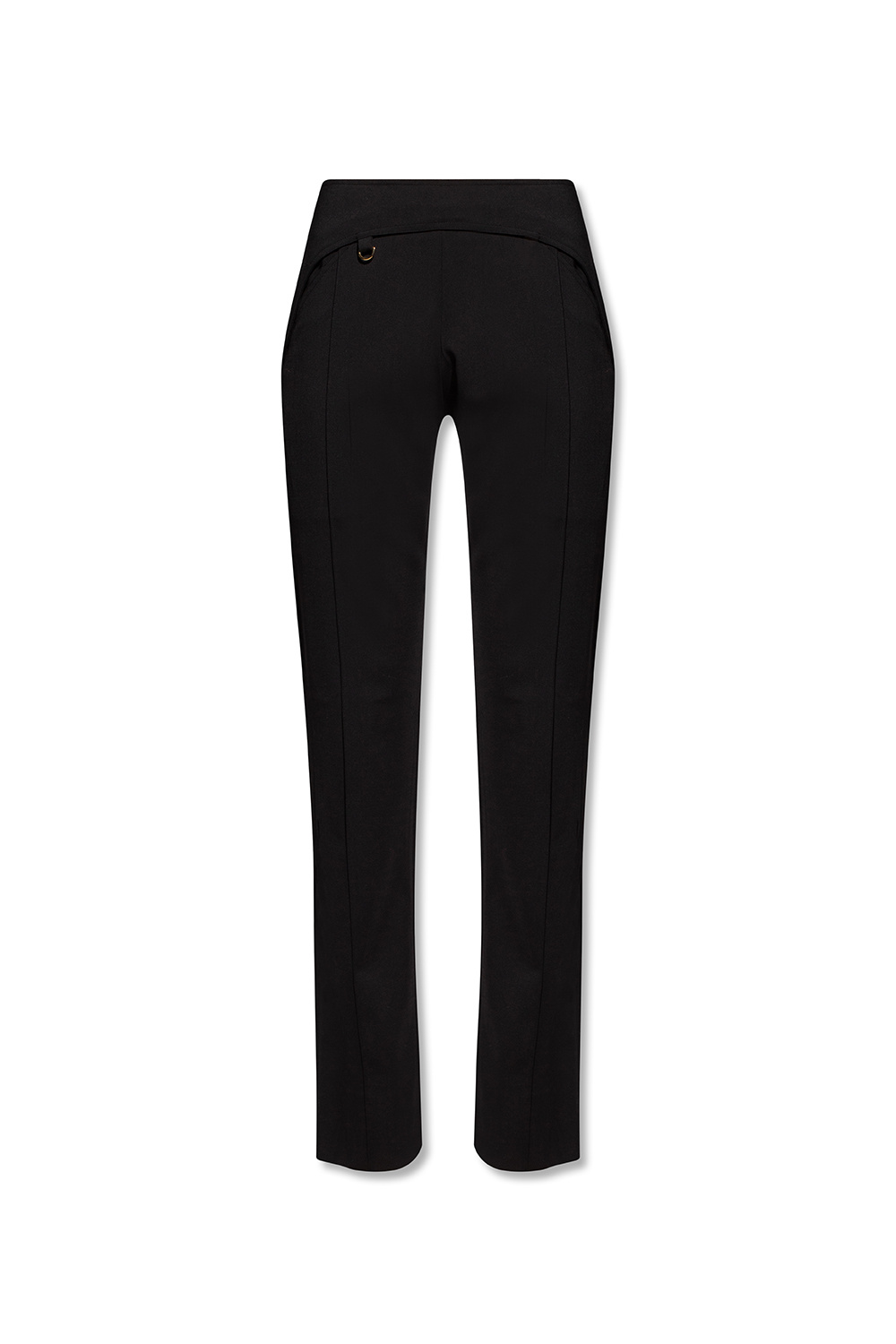 Jacquemus Wool black trousers