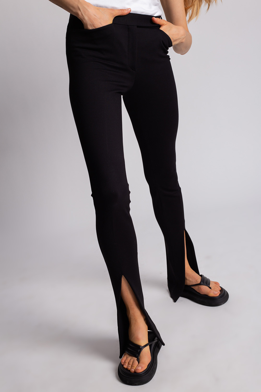 The Attico Pleat-front marques trousers