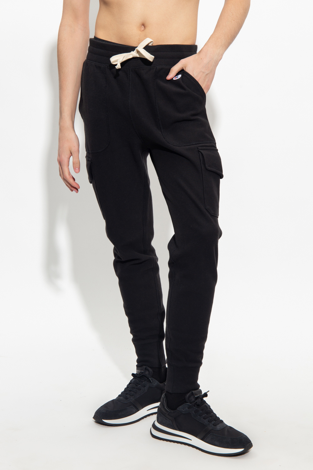 Champion Tie Detail Flared Bottom Pants