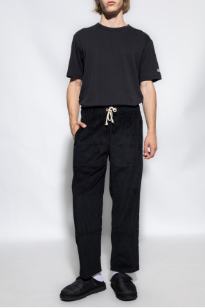 Corduroy trousers with logo od Champion