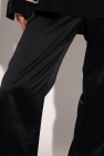 Toteme logo-print candeggiato trousers