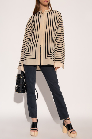 TOTEME BLACK High-waisted jeans