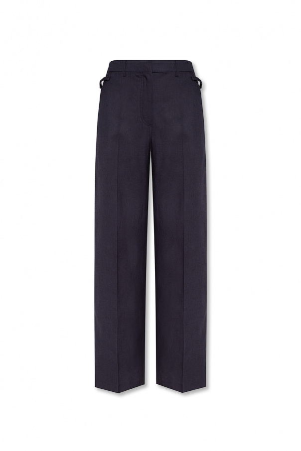 Jacquemus ‘Marino’ green trousers with wide legs