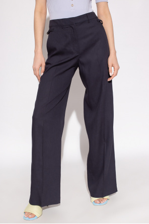 Jacquemus ‘Marino’ Twill trousers with wide legs