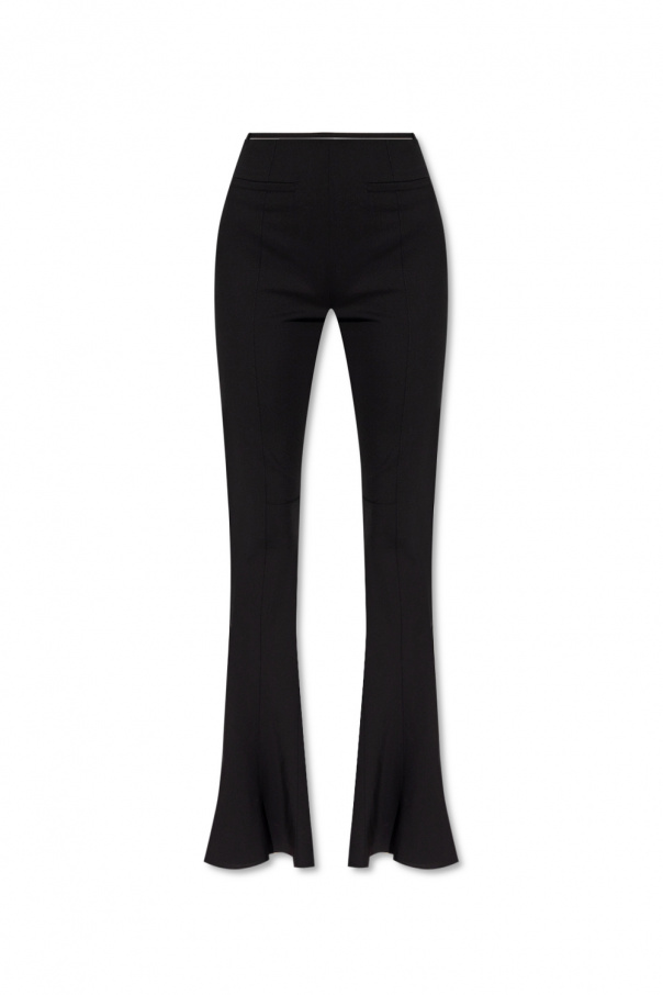 Jacquemus ‘Tangelo’ flared mid-rise trousers