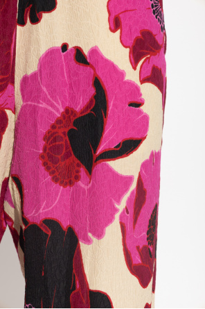 Trangoworld Riz CN Meryl Skinlife Leggings Trousers with floral motif