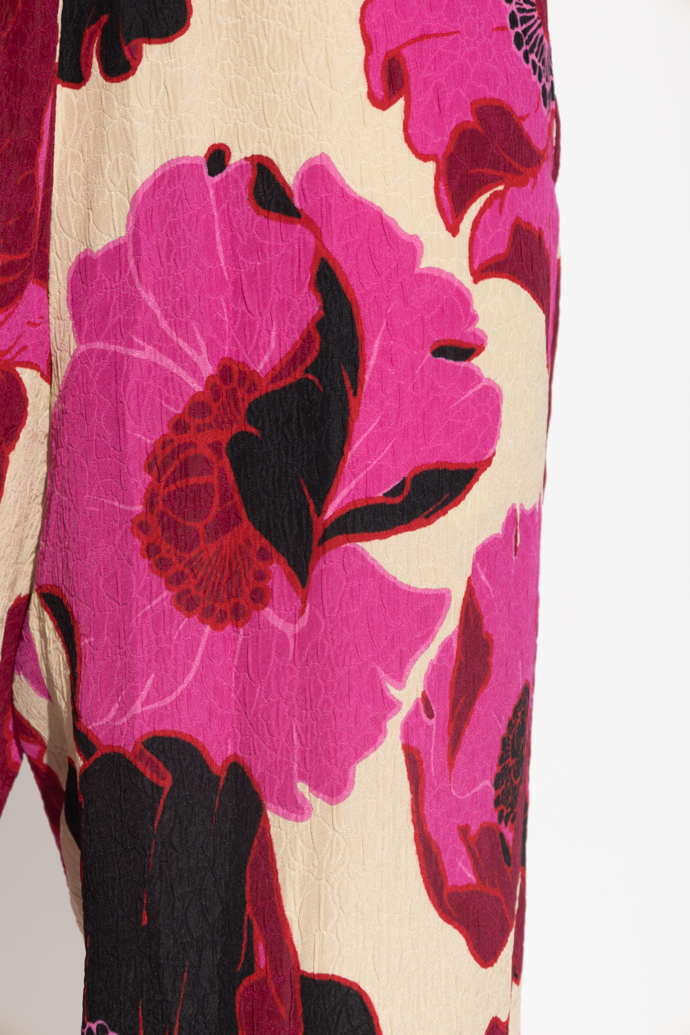 Dries Van Noten Trousers with floral motif