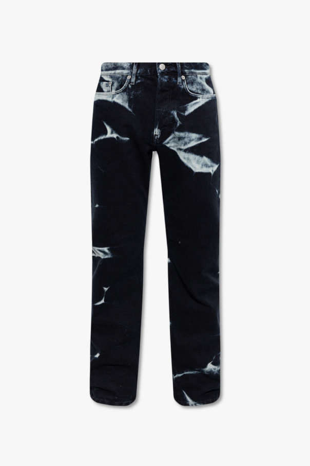 Weite Jeans mit "Moonlight"-Print Blau Pulp Slim Jeans Noir