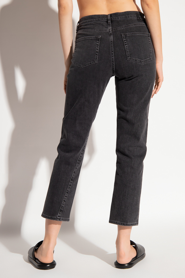 TOTEME Jeans Grey Jeans Pt05 IetpShops with seam mit twisted - - Bein GB Blau geradem